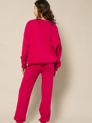 
            
                Load image into Gallery viewer, MILLA - RELAXED FIT JOGGER PANTS IN FUCHSIA PINK
            
        