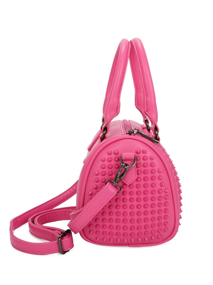
            
                Load image into Gallery viewer, CHICAGO - PINK STUDDED MINI SPORT BAG
            
        