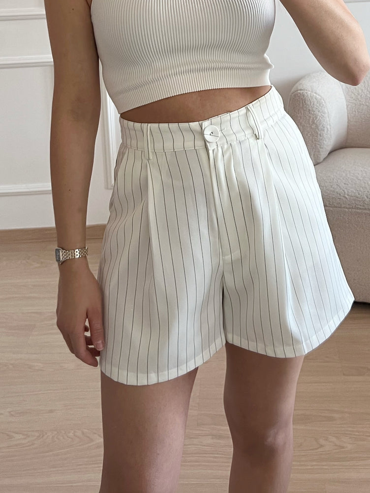 
            
                Load image into Gallery viewer, KEIRA - PINSTRIPE SHORTS
            
        